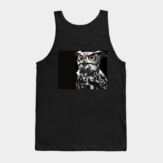 Night Owl Tank Top by LaurieMinor